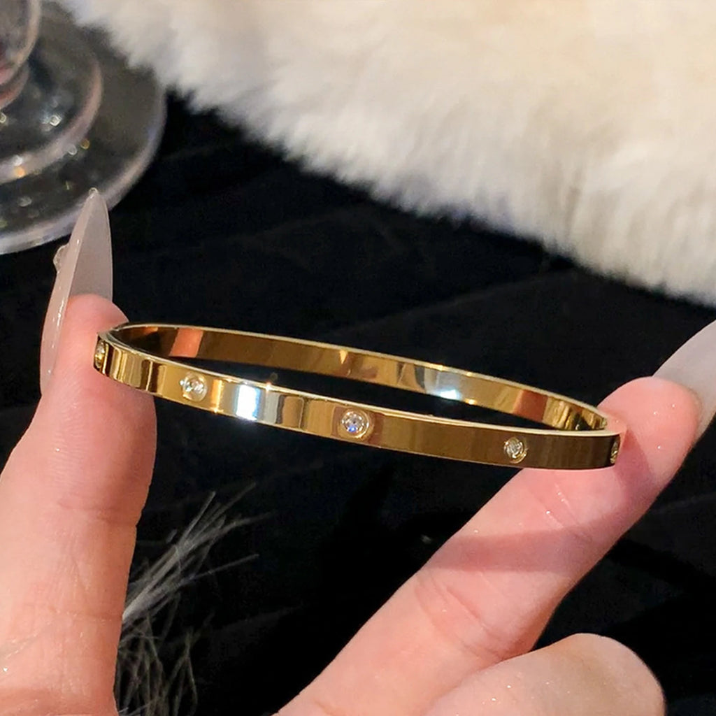Aurora Gold Zircon Bracelet