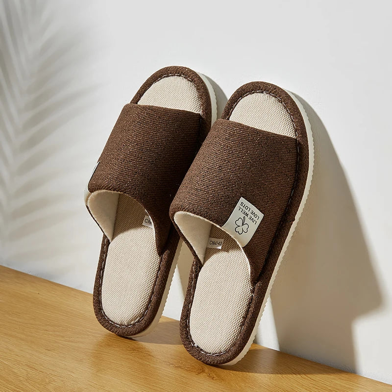 ComfyStep Linen Slippers