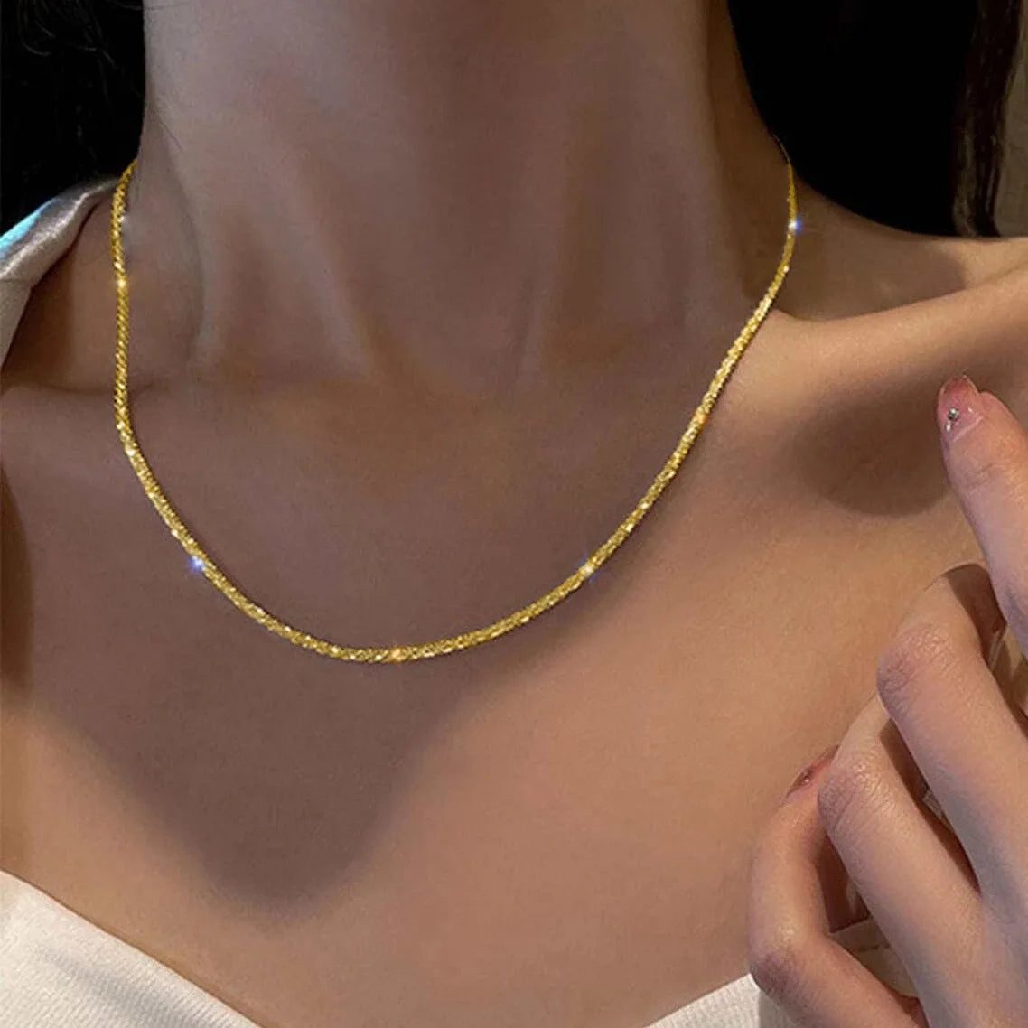 Stella Silver Choker