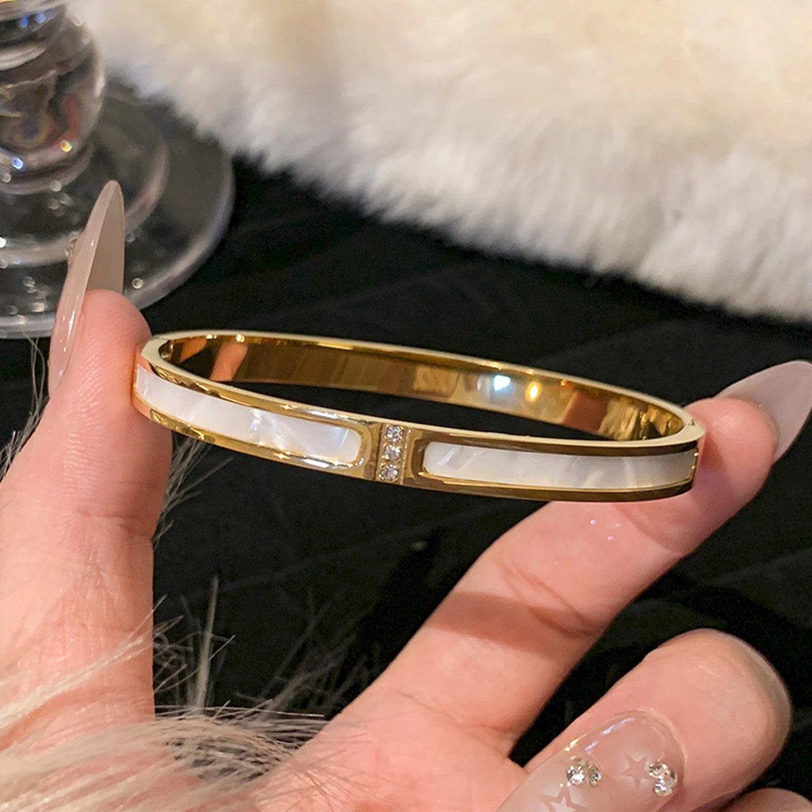 Aurora Gold Zircon Bracelet