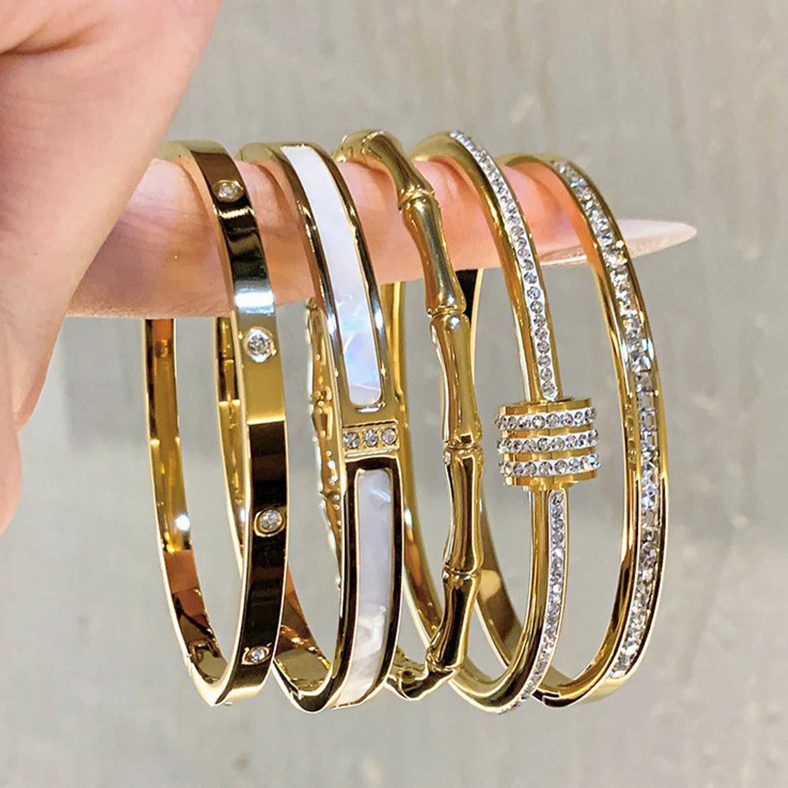 Aurora Gold Zircon Bracelet