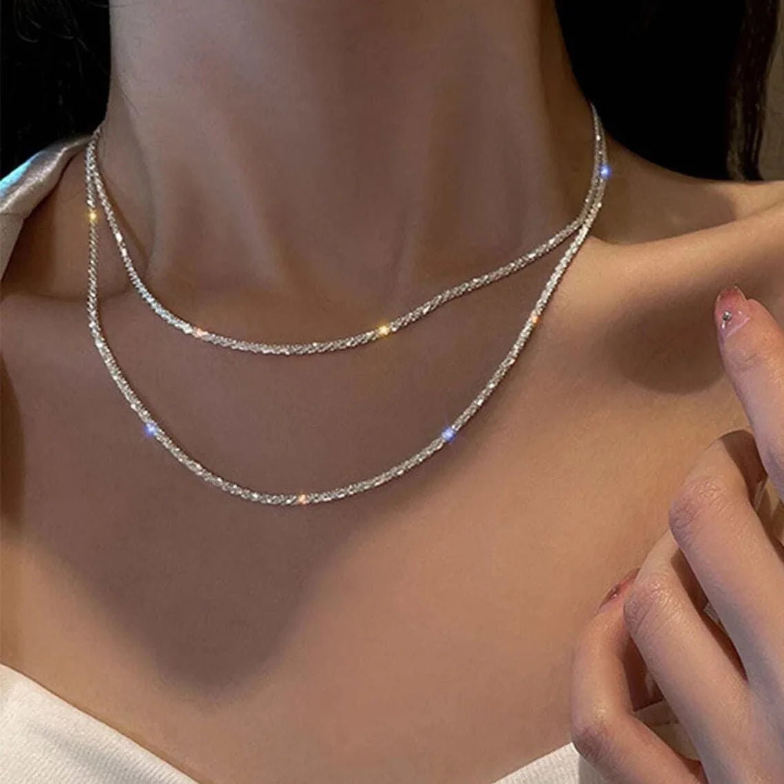 Stella Silver Choker
