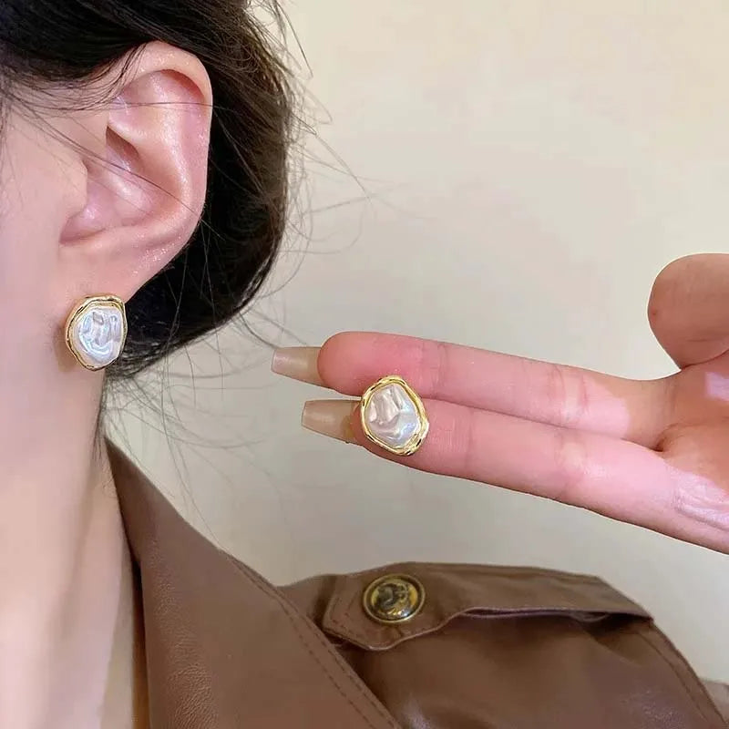 LunaPearl Geometry Earrings