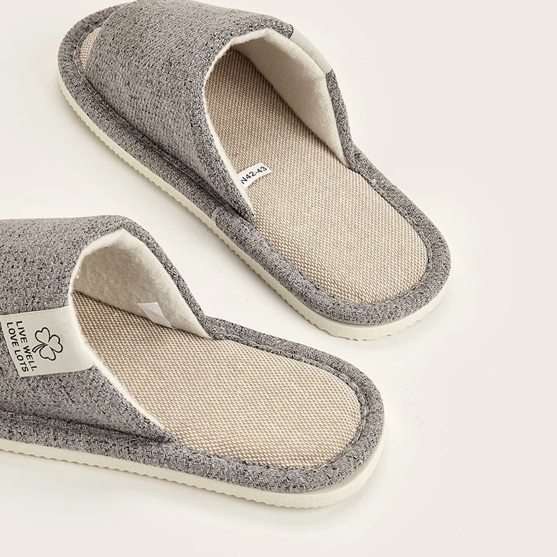ComfyStep Linen Slippers