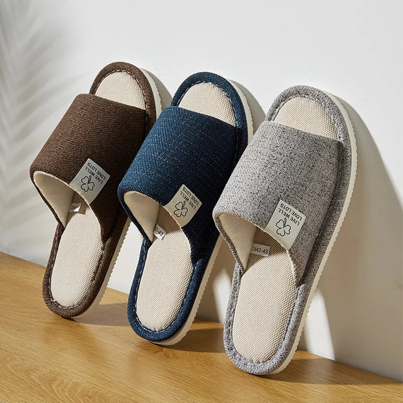 ComfyStep Linen Slippers