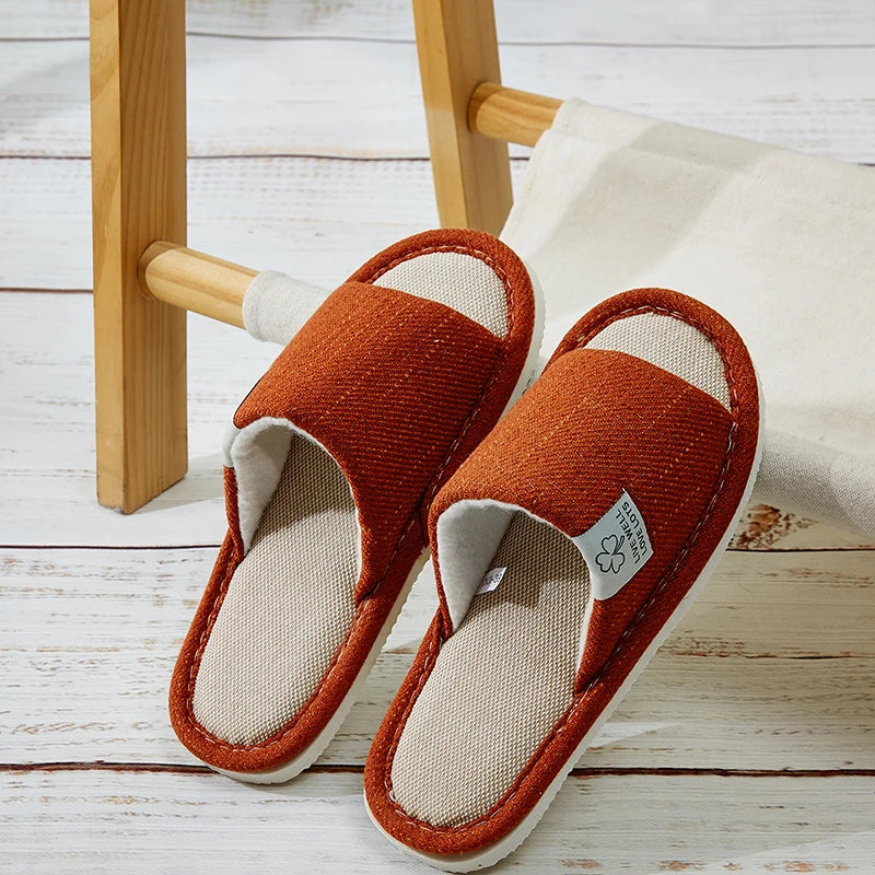 ComfyStep Linen Slippers
