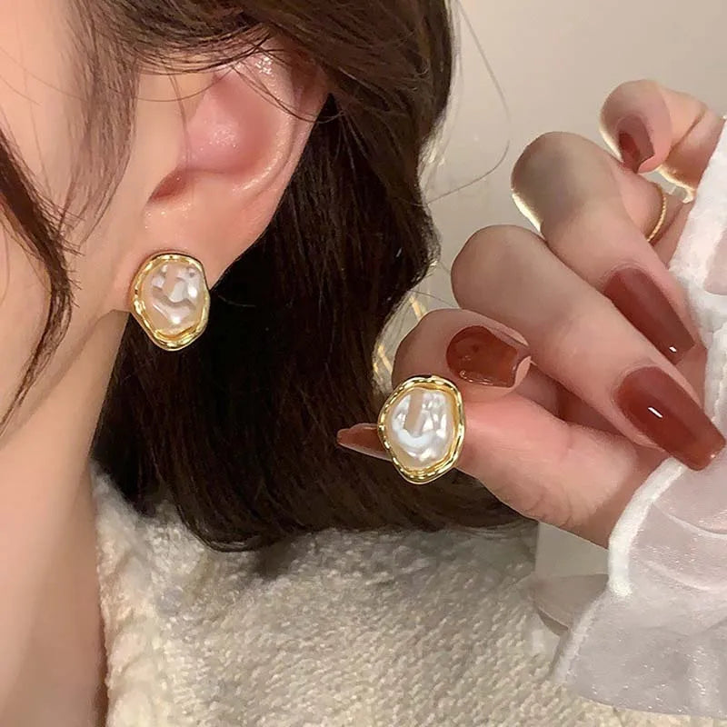 LunaPearl Geometry Earrings