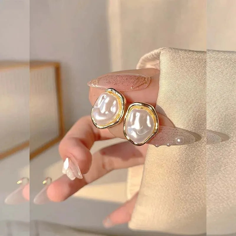 LunaPearl Geometry Earrings