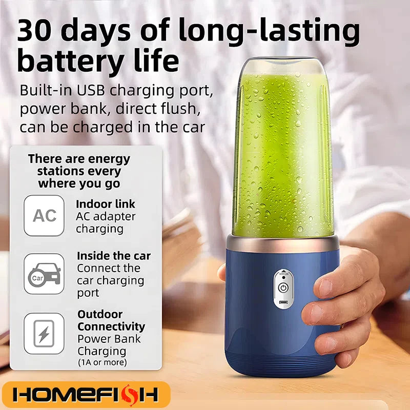 Portable USB Juice Blender – Fresh Drinks Anywhere